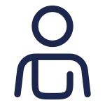 User Hands SVG Icon